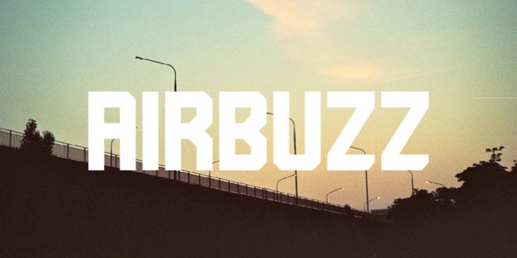 Airbuzz font preview