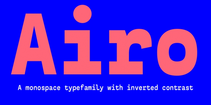 Airo font preview