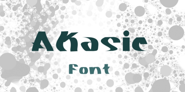 Akasic font preview