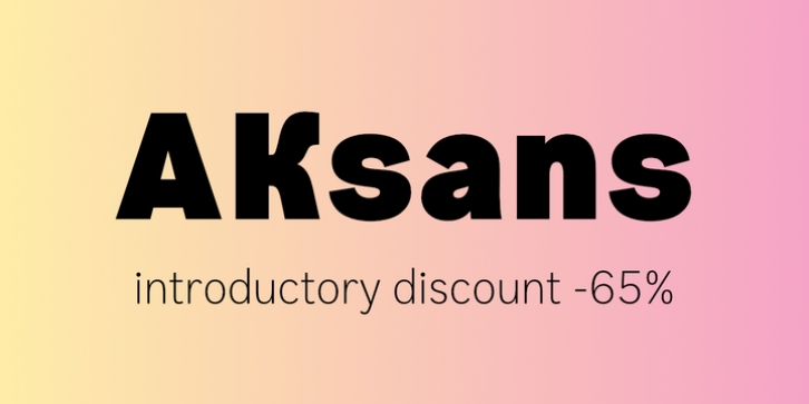 AKsans font preview