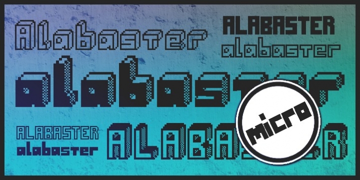 Alabaster Micro font preview