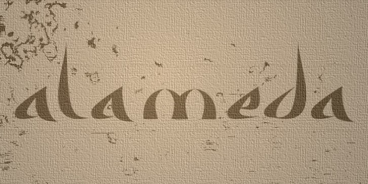 Alameda font preview