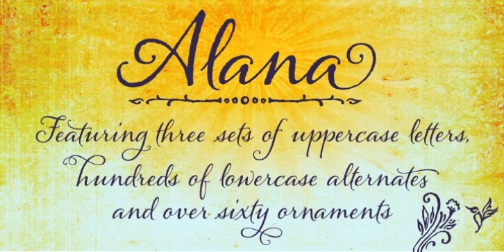 Alana font preview