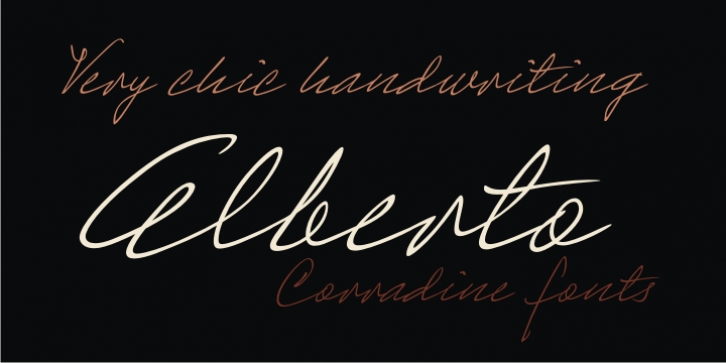 Alberto font preview