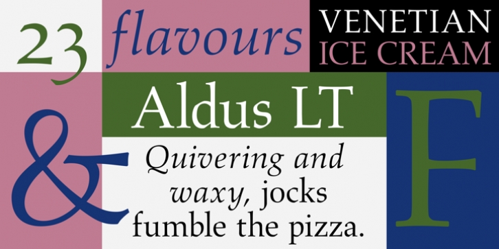 Aldus font preview