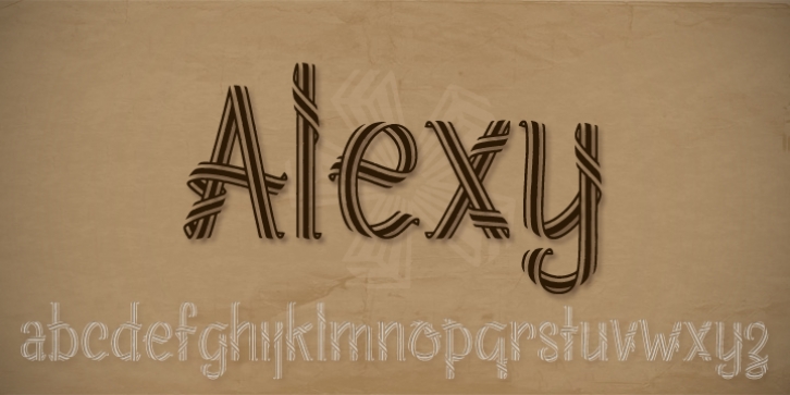 Alexy font preview