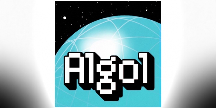 Algol font preview