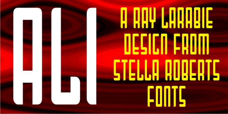 Ali SRF font preview