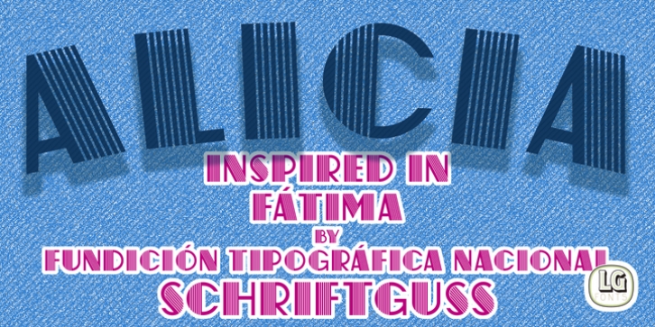 ALICIA LGf font preview