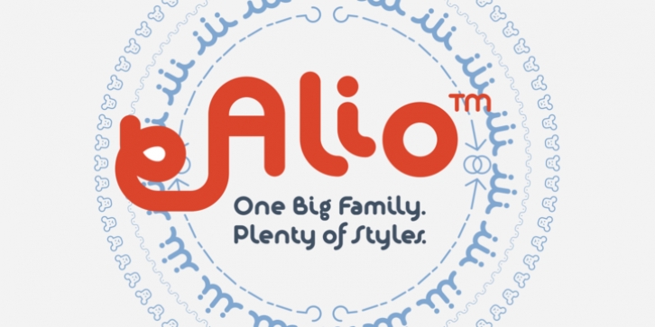 Alio font preview