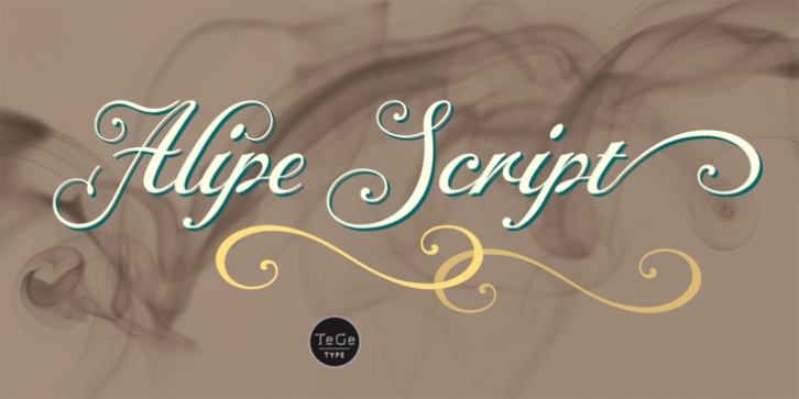 Alipe Script font preview