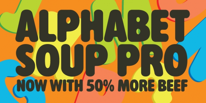 Alphabet Soup Pro font preview