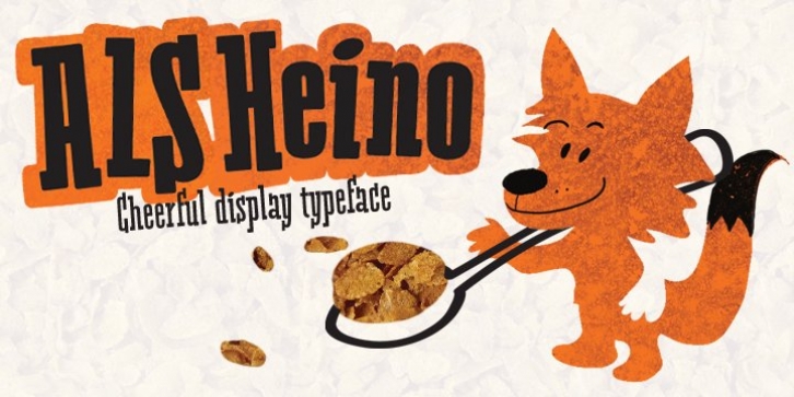 ALS Heino font preview