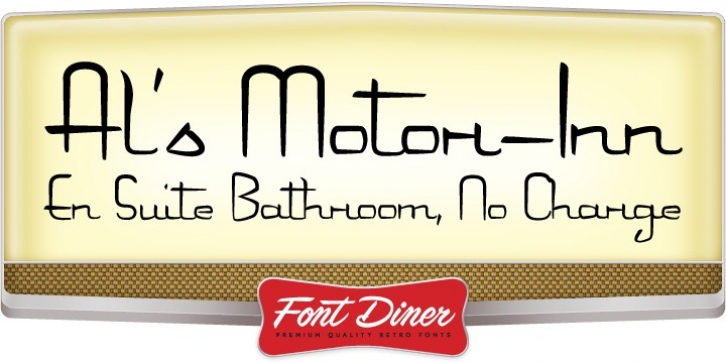 Als Motor-Inn font preview