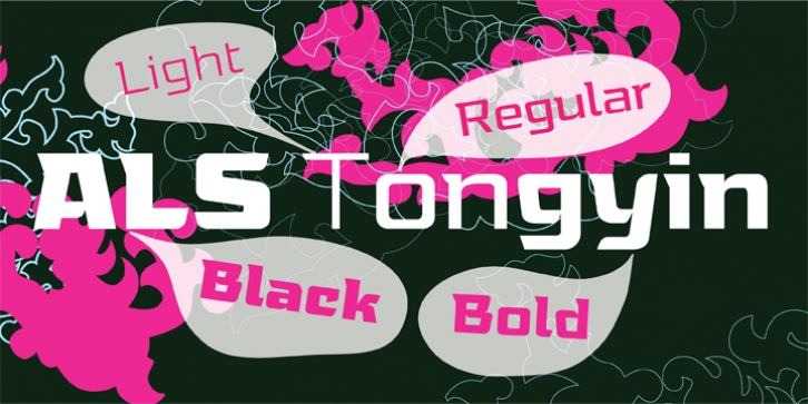 ALS Tongyin font preview