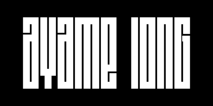 Alt Ayame Long font preview