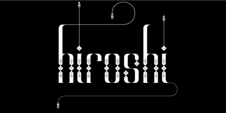 Alt Hiroshi font preview