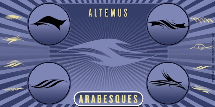 Altemus Arabesques font preview