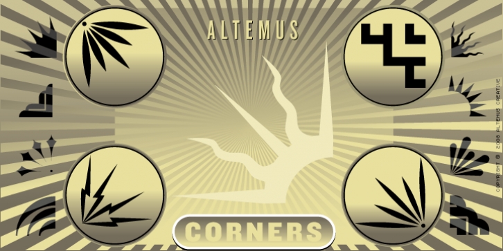 Altemus Corners font preview