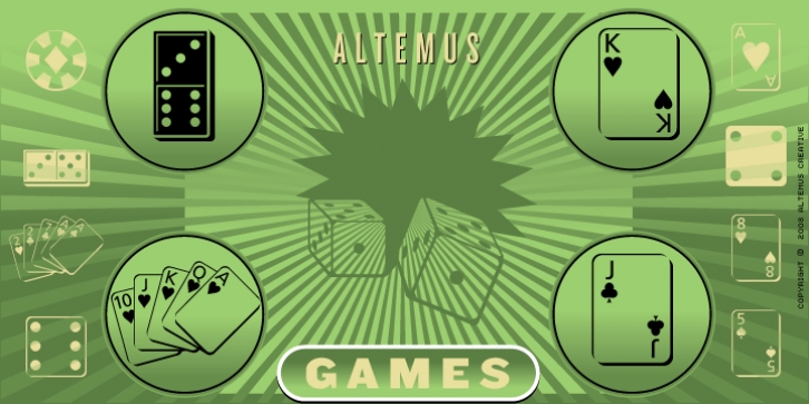 Altemus Games font preview