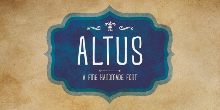 Altus font preview