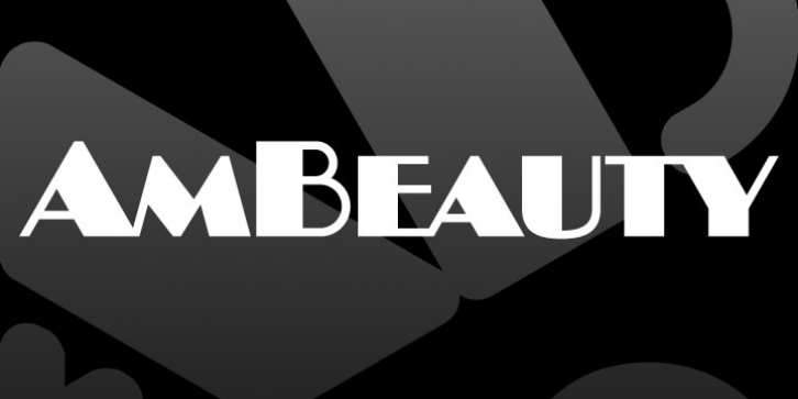 Am Beauty font preview