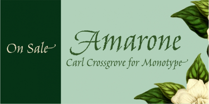Amarone font preview