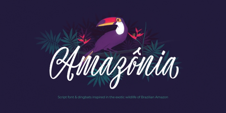Amazonia font preview