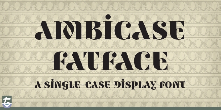 Ambicase Fatface font preview