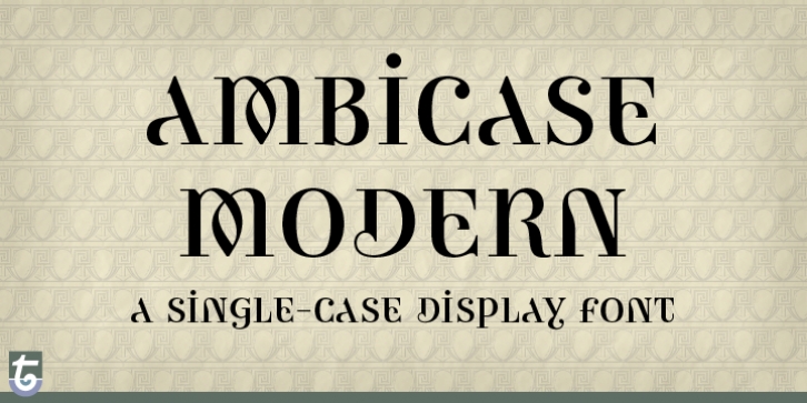 Ambicase Modern font preview