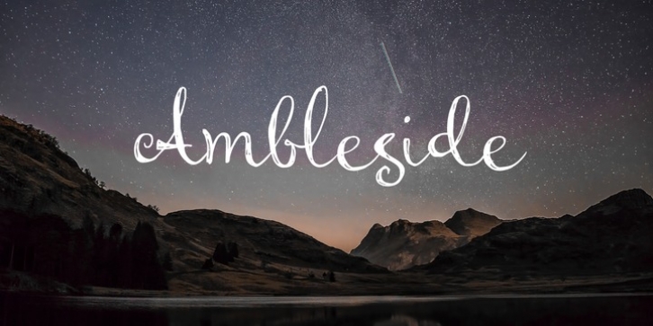 Ambleside font preview