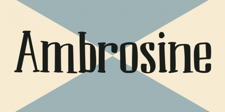 Ambrosine font preview