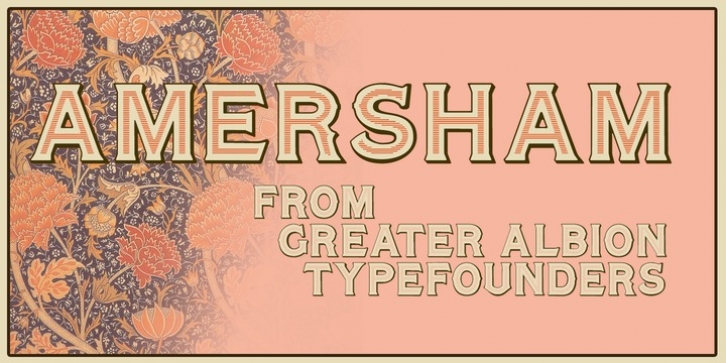 Amersham font preview