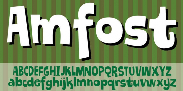 Amfost font preview