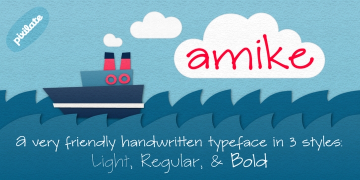 Amike font preview