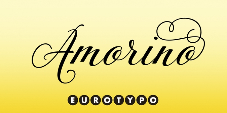 Amorino font preview