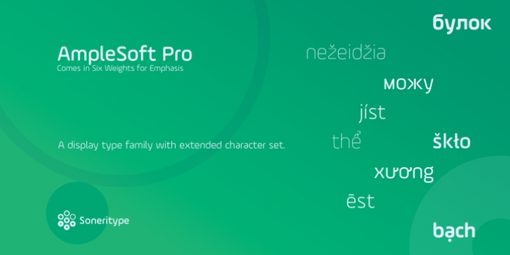 Ample Soft Pro font preview