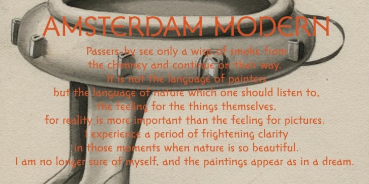 Amsterdam Modern font preview
