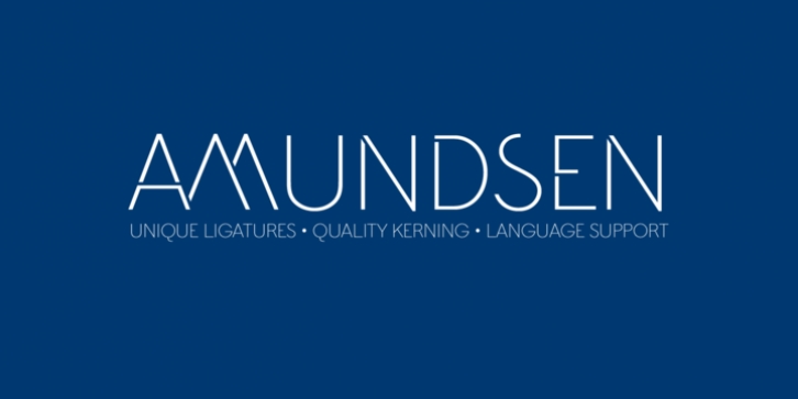 Amundsen font preview