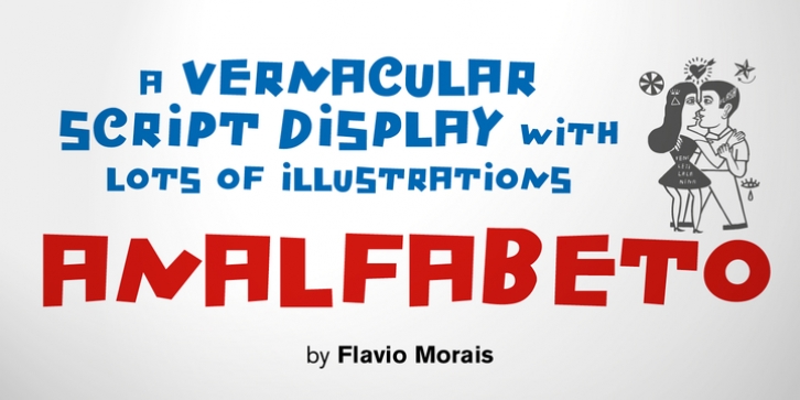 Analfabeto font preview