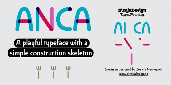 Anca font preview