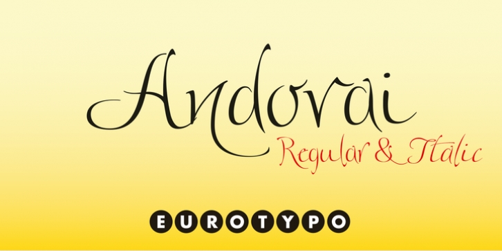 Andovai font preview