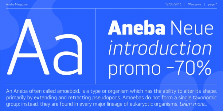 Aneba Neue font preview