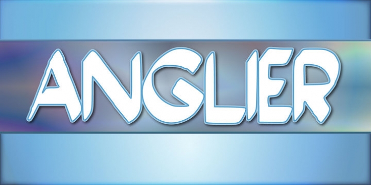Anglier font preview