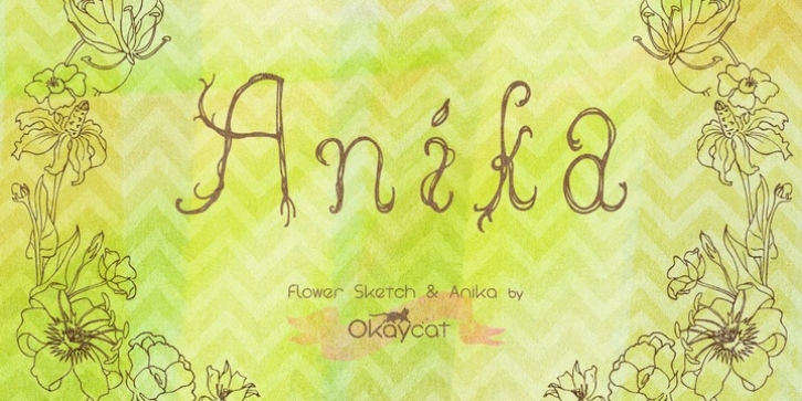 Anika font preview