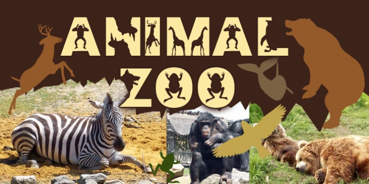 Animal Zoo font preview