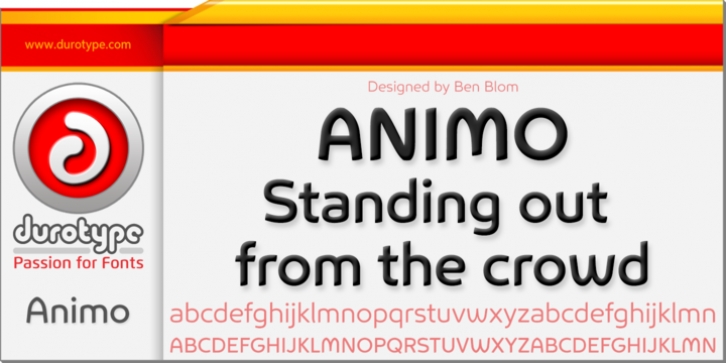 Animo font preview