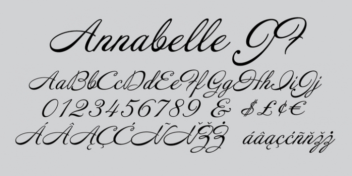 Annabelle JF font preview