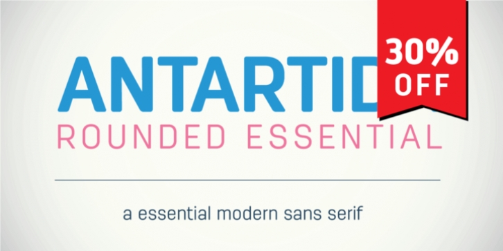 Antartida Rounded Essential font preview