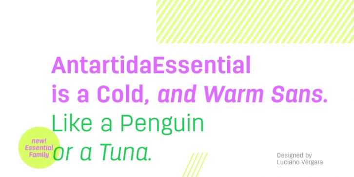 AntartidaEssential font preview